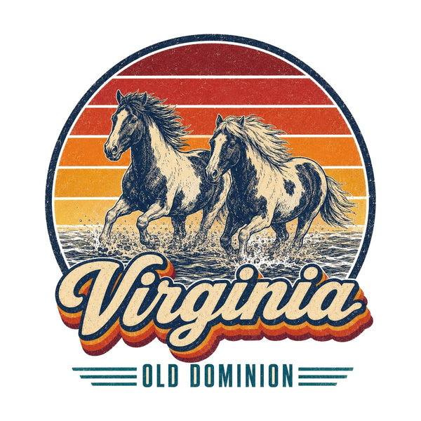 Virginia Chincoteague Ponies Tee
