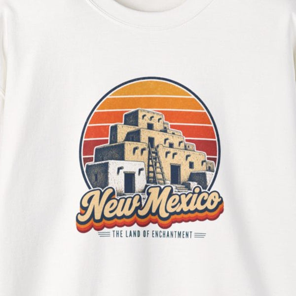 New Mexico Adobe Pueblo Sweatshirt