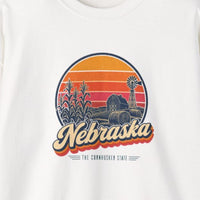 Nebraska Retro Sunset Sweatshirt