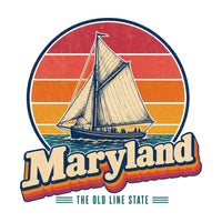 Maryland Skipjack Sailboat Tee