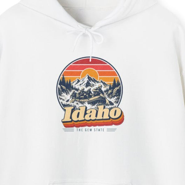 Idaho Whitewater Rafting Hoodie