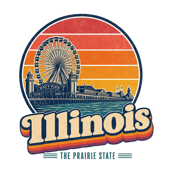 Illinois Navy Pier Ferris Wheel Tee