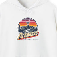 Arkansas Retro Sunset Hoodie