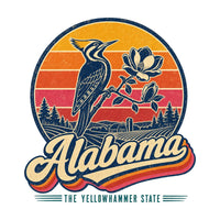 Alabama Retro Sunset Tee