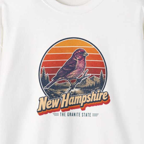 New Hampshire Purple Finch Sweatshirt