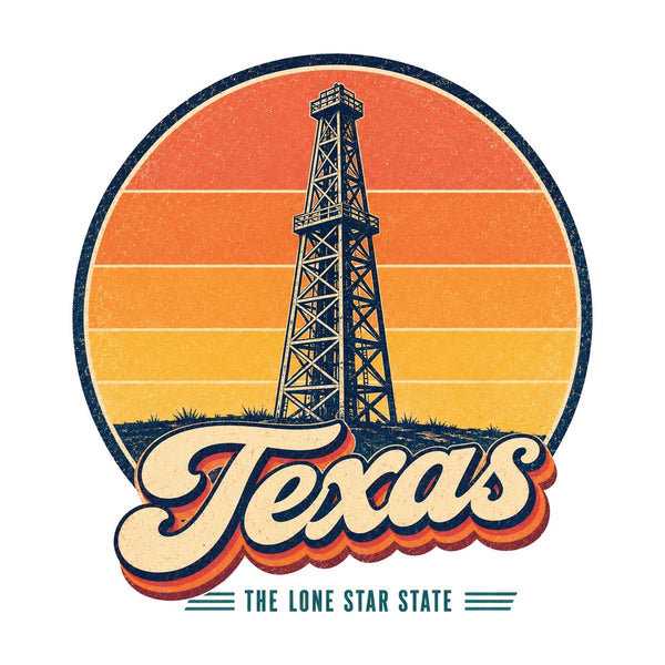 Texas Oil Derrick Tee