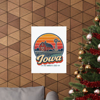 Iowa Red Barn And Windmill Poster