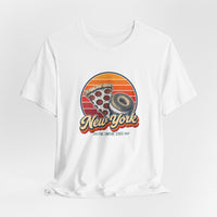 New York Pizza Slice And Bagel Tee