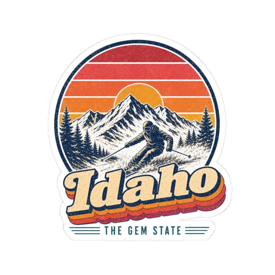 Idaho Sun Valley Skiing Sticker