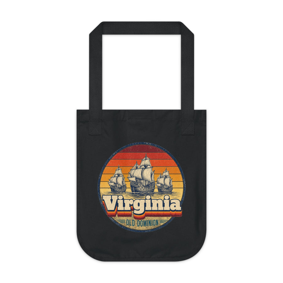 Virginia Jamestown Ships Tote Bag