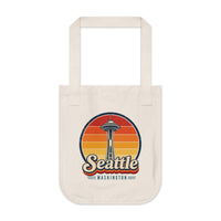 Seattle Retro Sunset Tote Bag