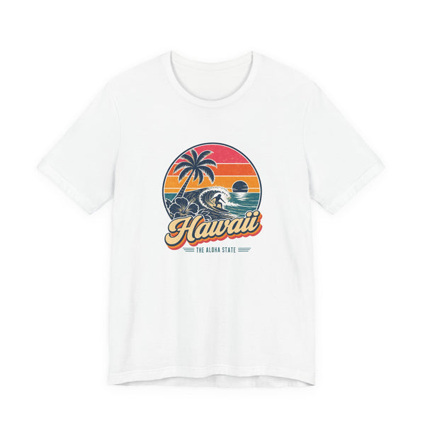 Hawaii Retro Sunset Tee