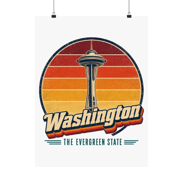 Washington Space Needle Poster