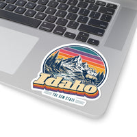 Idaho Retro Sunset Sticker