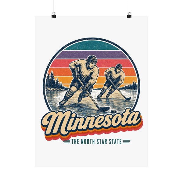 Minnesota Ice Hockey Poster