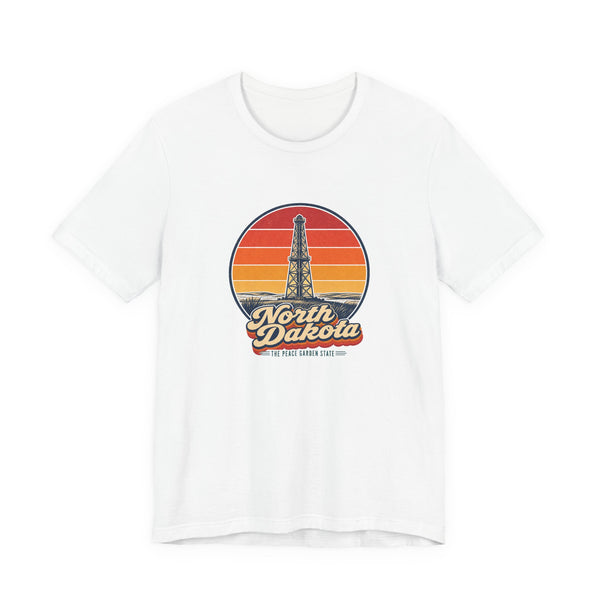 North Dakota Oil Derrick Tee