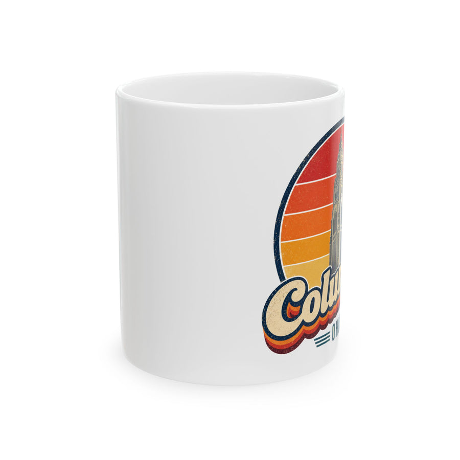 Columbus Retro Sunset Mug