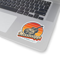 Mississippi Delta Blues Guitar Sticker