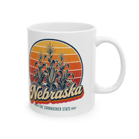 Nebraska Corn Stalks Mug