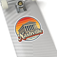 Nashville Retro Sunset Sticker