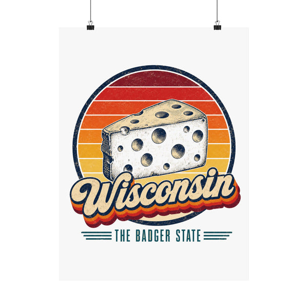 Wisconsin Cheese Wedge Poster