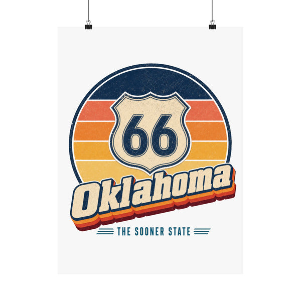 Oklahoma Route 66 Poster