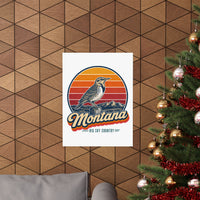 Montana Western Meadowlark Poster