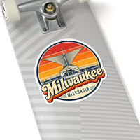 Milwaukee Retro Sunset Sticker
