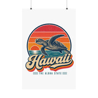 Hawaii Sea Turtle Honu Poster