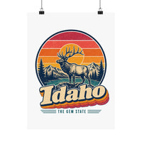Idaho Bull Elk Poster