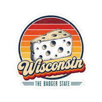 Wisconsin Cheese Wedge Sticker