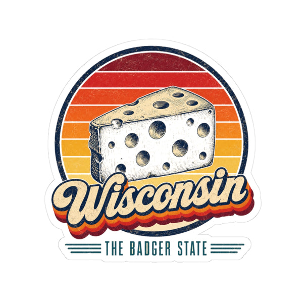 Wisconsin Cheese Wedge Sticker