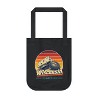 Wisconsin Cheesehead Football Tote Bag