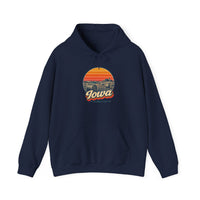 Iowa Hay Bales At Sunset Hoodie