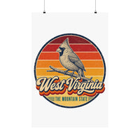 West Virginia Cardinal Poster