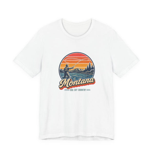 Montana Fly Fishing River Tee