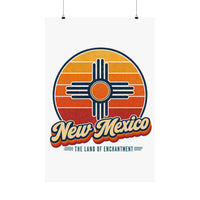 New Mexico Zia Sun Symbol Poster