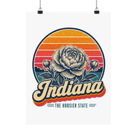 Indiana Peony Poster