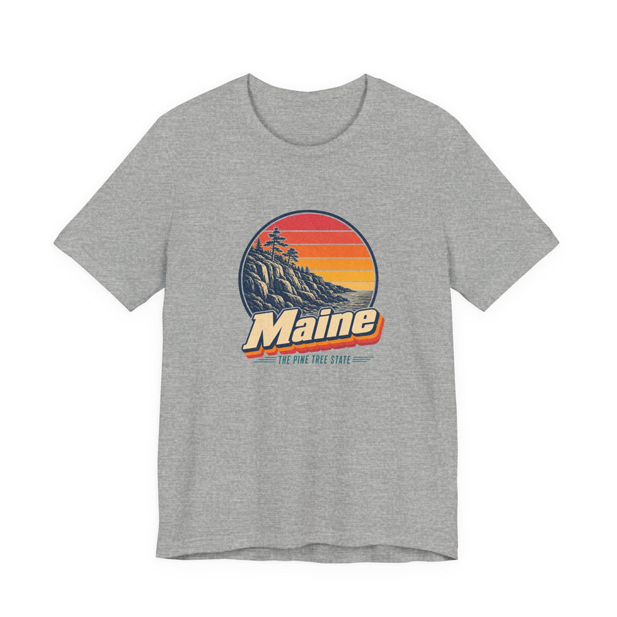 Maine Acadia Coastline Tee