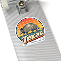 Texas Armadillo Sticker