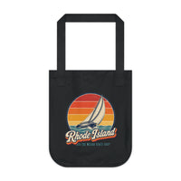 Rhode Island Sailboat Heeling Tote Bag