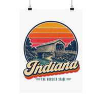 Indiana Covered Bridge Poster