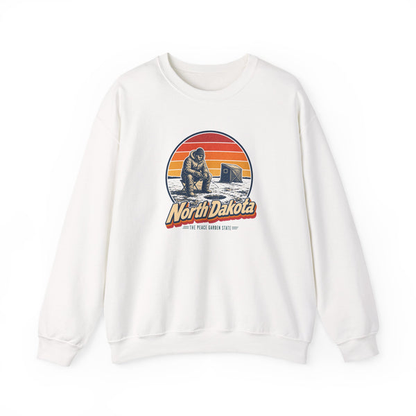 North Dakota Ice Fishing Sweatshirt
