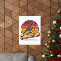 Connecticut American Robin Poster