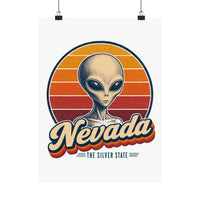 Nevada Area 51 Alien Poster