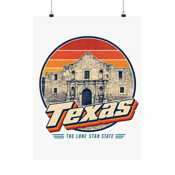 Texas The Alamo Poster