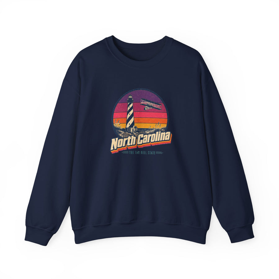 North Carolina Retro Sunset Sweatshirt