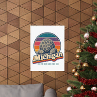 Michigan Petoskey Stone Poster