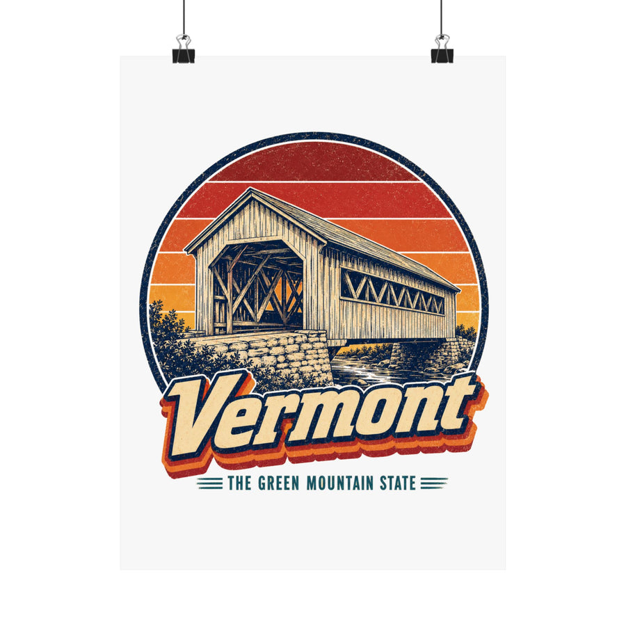 Vermont Covered Bridge Poster