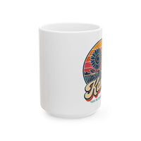 Kansas Retro Sunset Mug